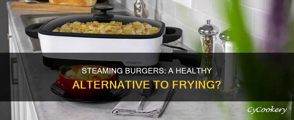 can you cook burgers in electric steamer