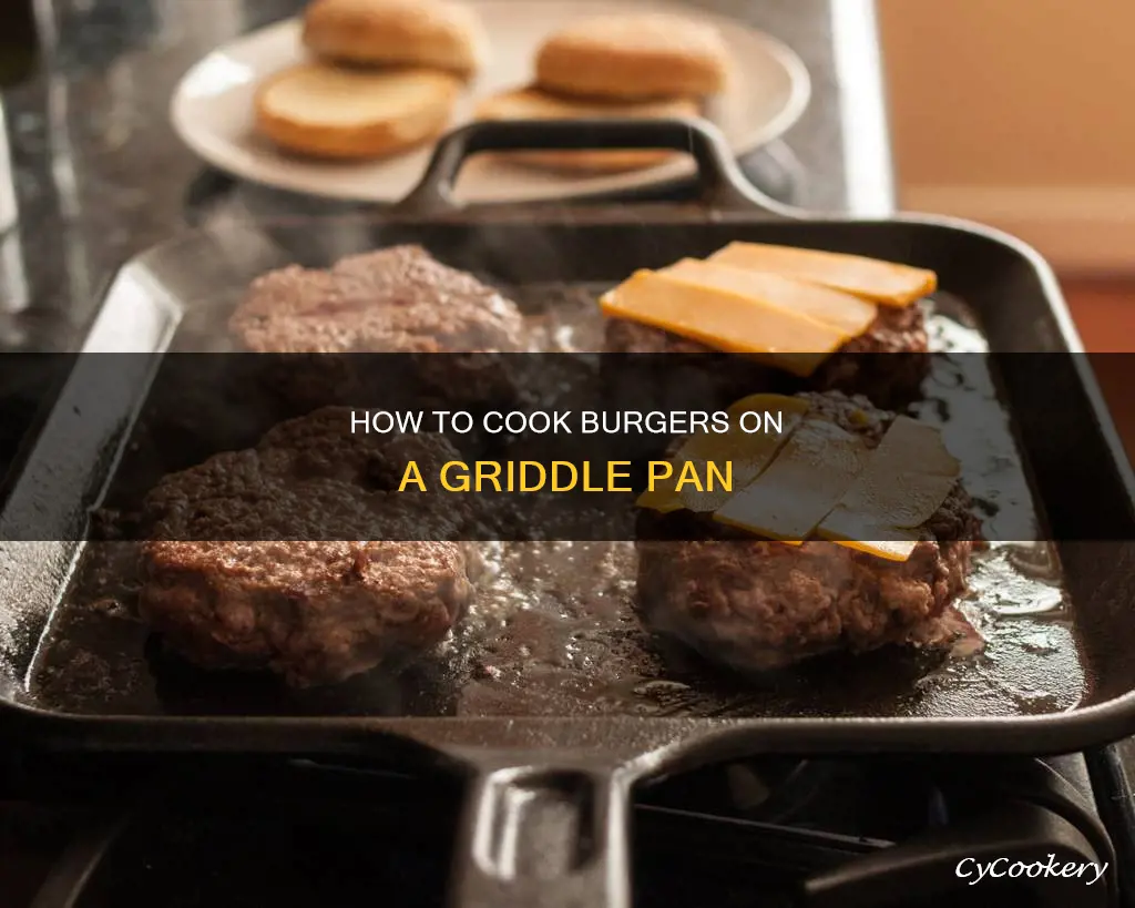 can you cook burgers on a griddle pan