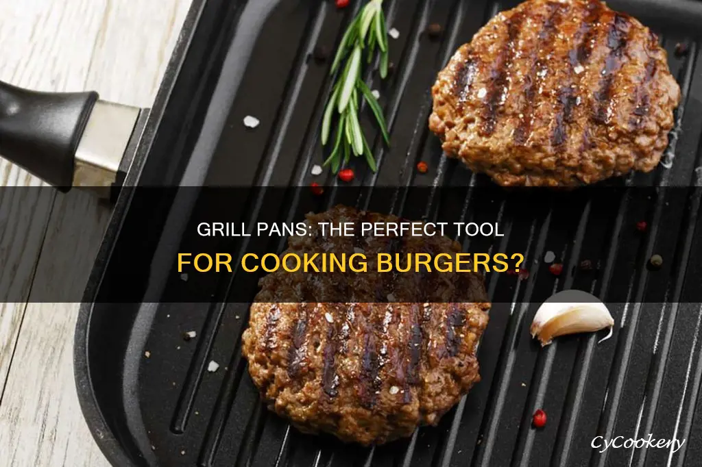can you cook burgers on a grill pan
