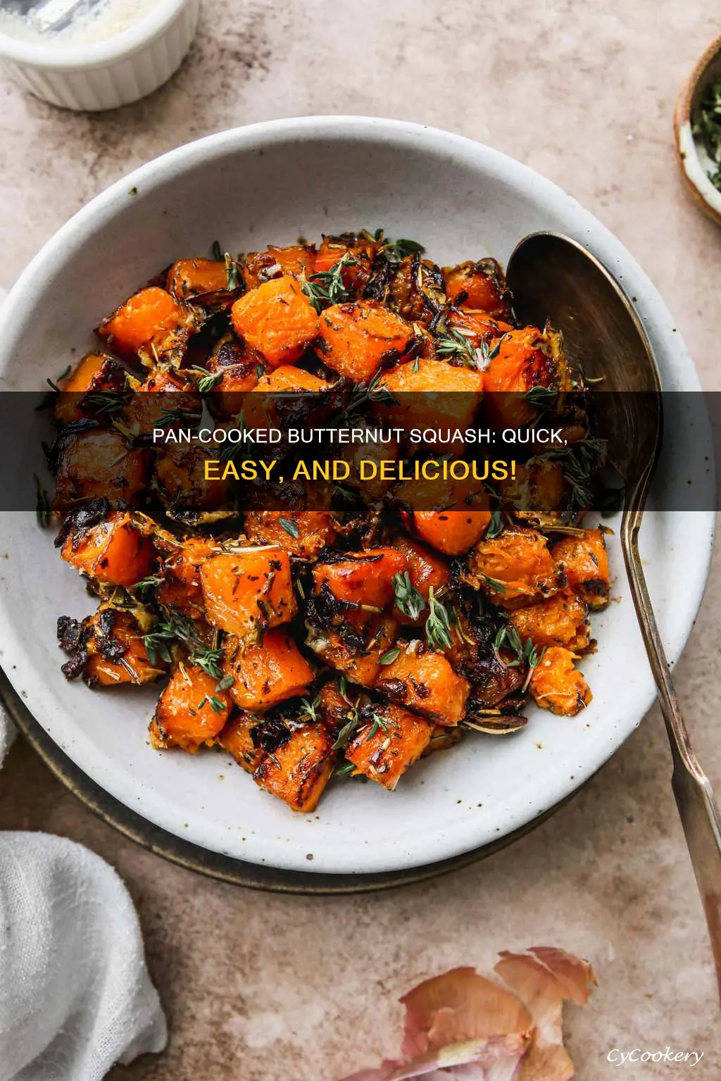 can you cook butternut squash in a pan