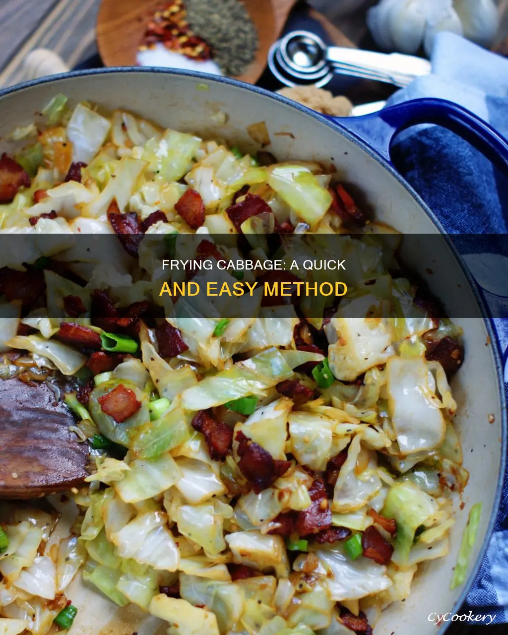 can you cook cabbage in a frying pan