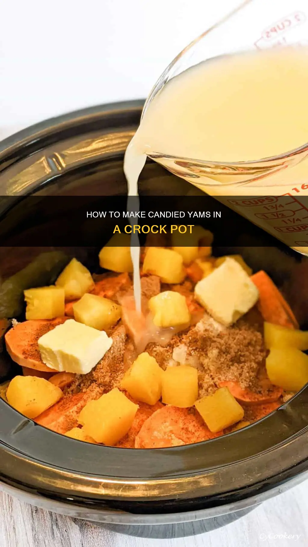 can you cook candied yams in a crock pot