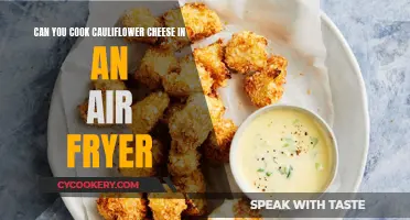 Air Fryer Cauliflower Cheese: A Quick and Easy Side Dish