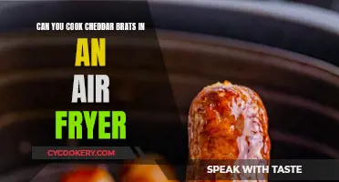 Air Fryer Cheddar Brat: A Quick and Tasty Treat