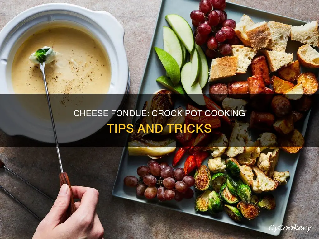 can you cook cheese fondue in a crock pot