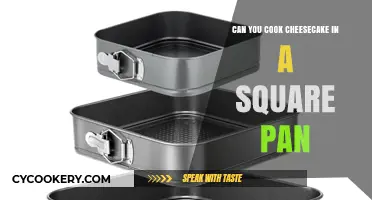 Cheesecake Flexibility: Square Pan Possibilities
