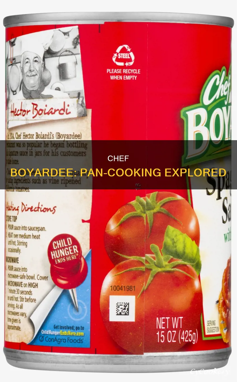 can you cook chef boyardee in a pan