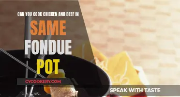 Meat Fondue: Chicken and Beef in One Pot?