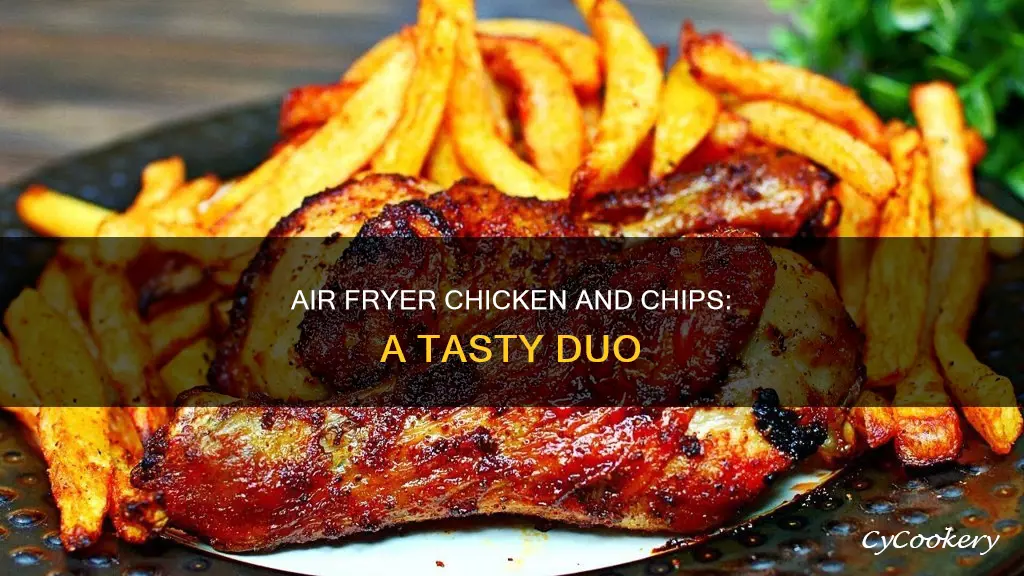 can you cook chicken and chips in air fryer together