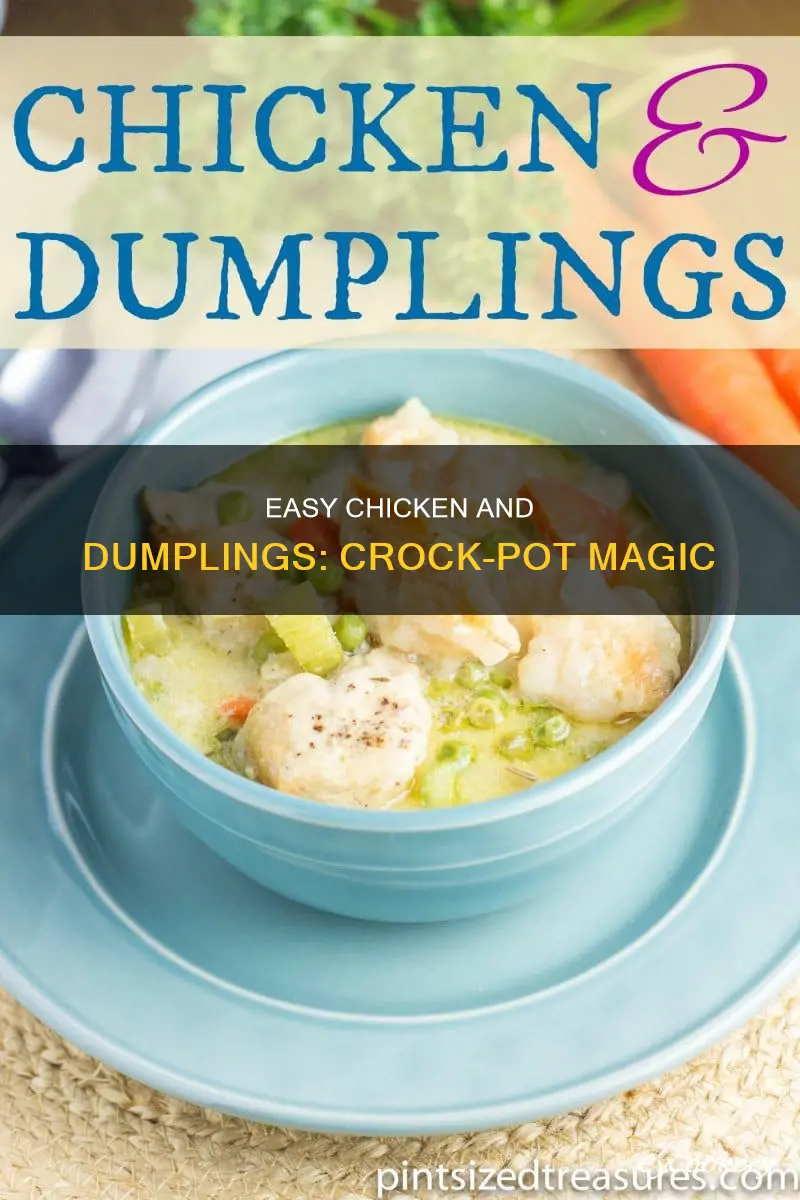 can you cook chicken and dumplings in a crock pot