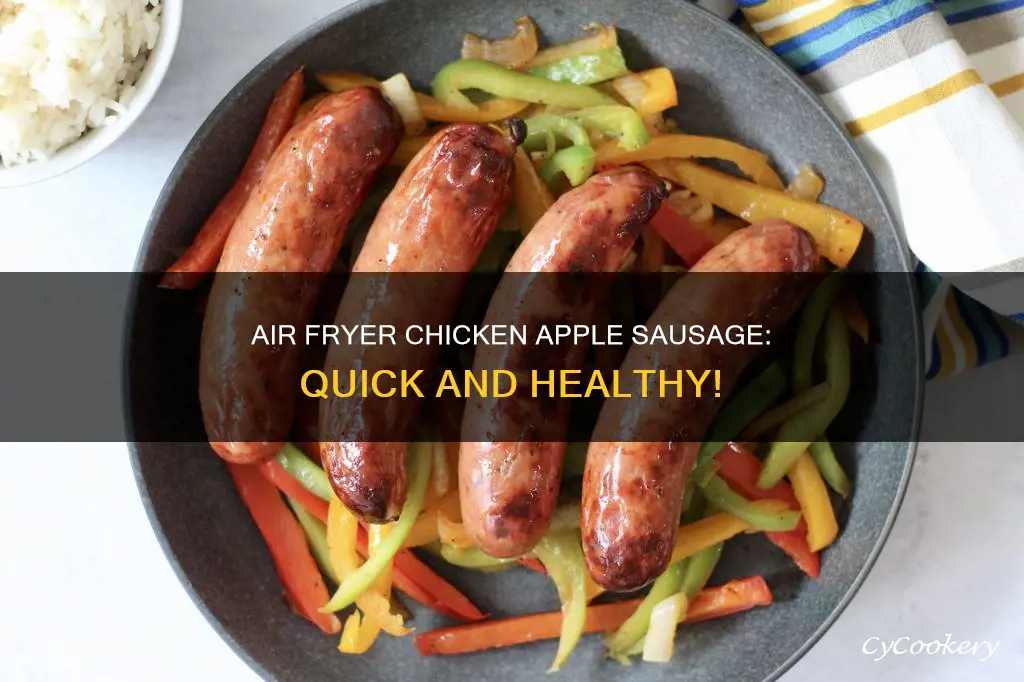 can you cook chicken apple sausage in the air fryer