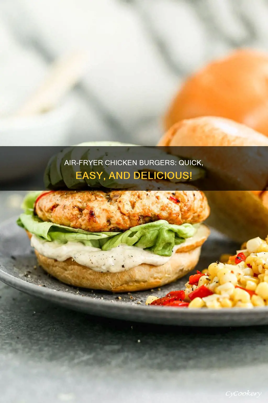 can you cook chicken burgers in air fryer