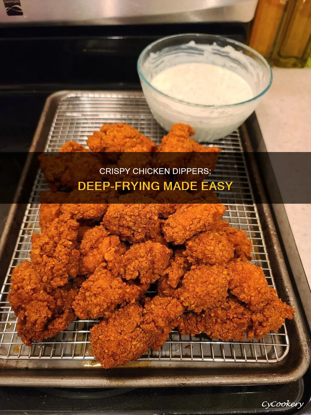 can you cook chicken dippers in the deep fat fryer