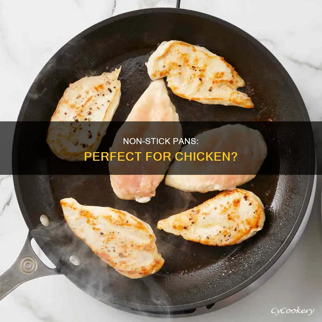 can you cook chicken in a non stick pan
