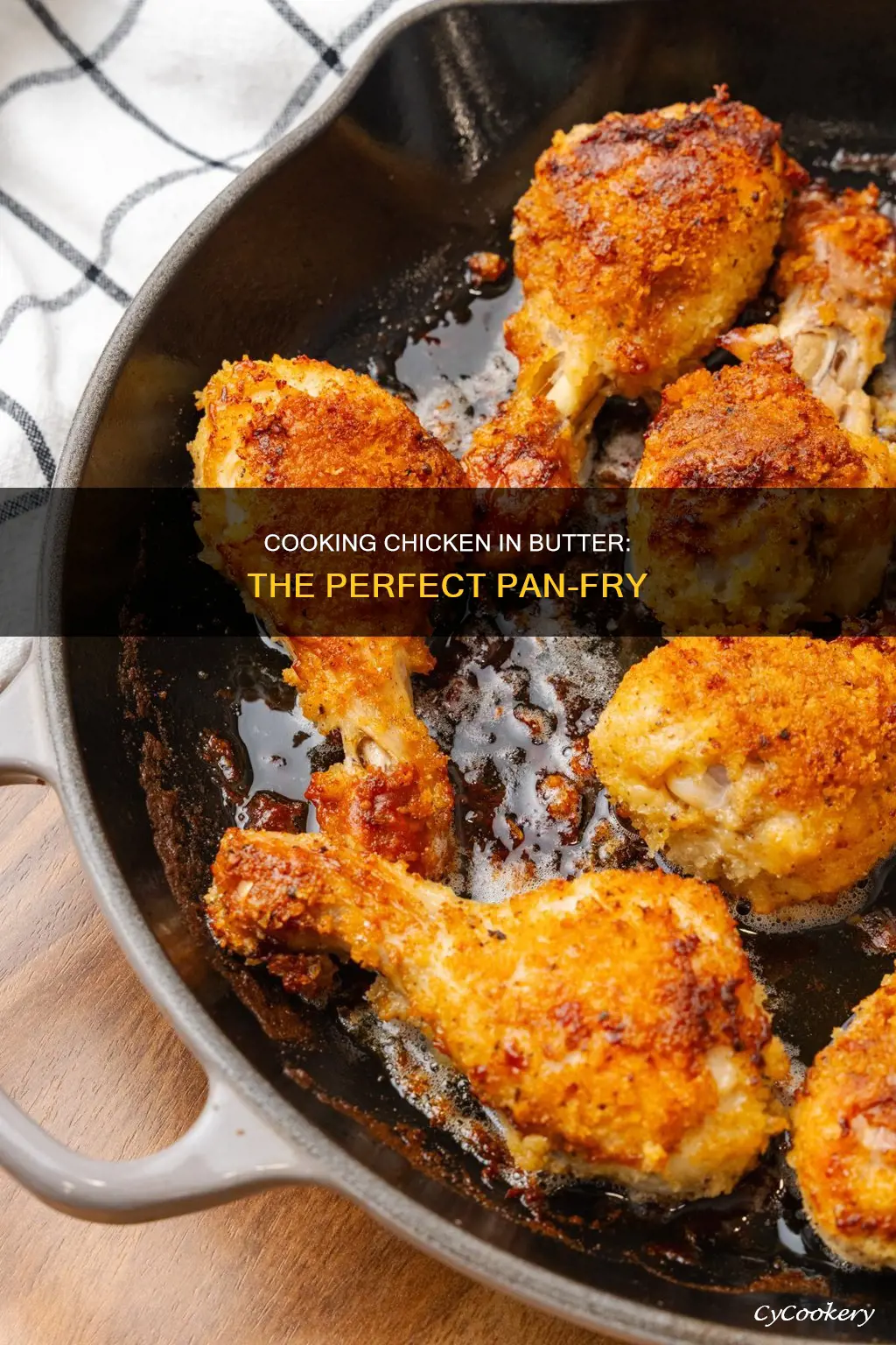 can you cook chicken in a pan with butter