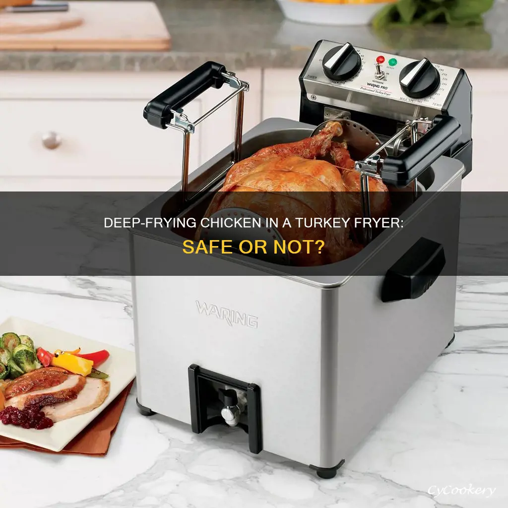 can you cook chicken in a turkey fryer
