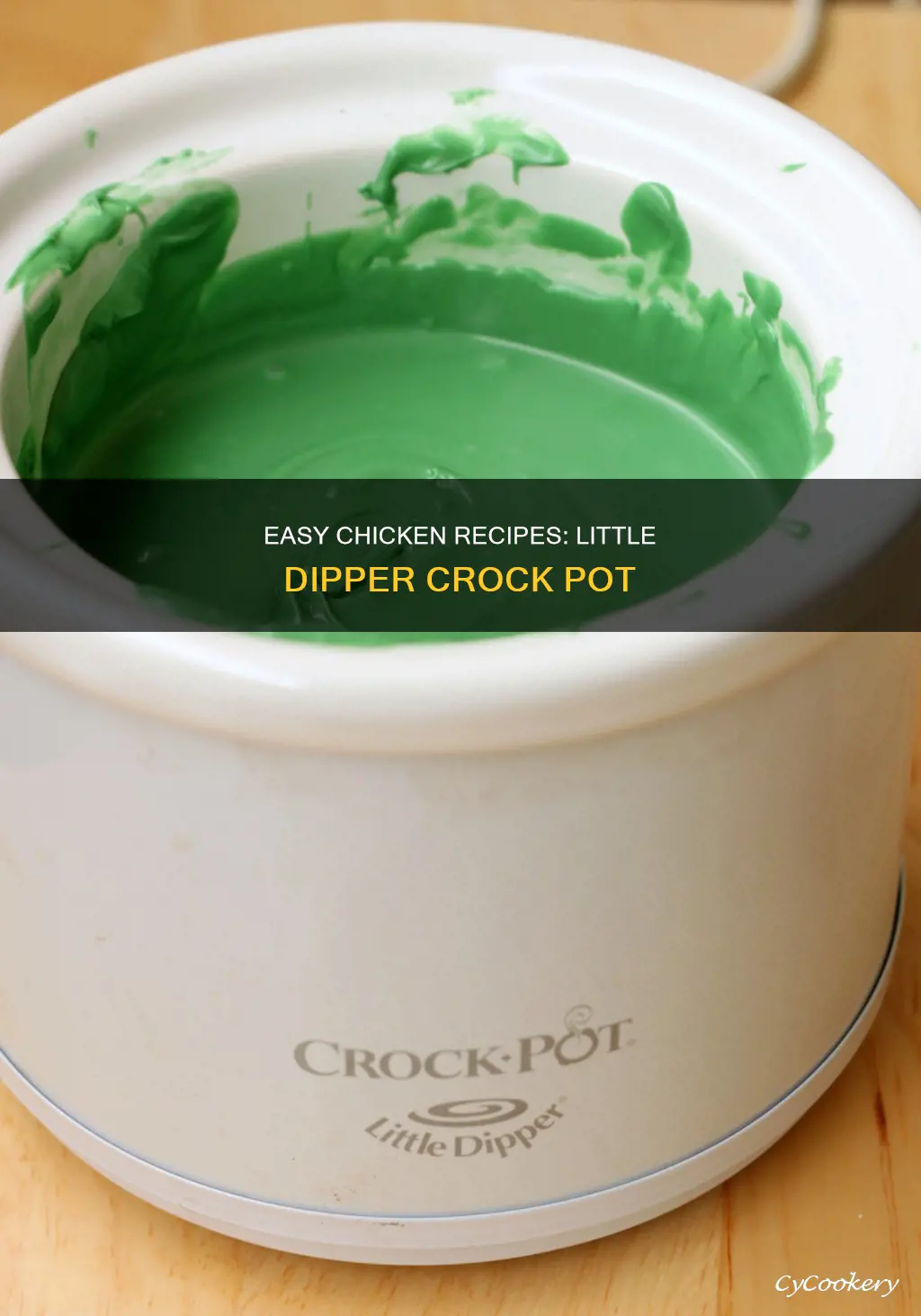 can you cook chicken in the little dipper crock pot