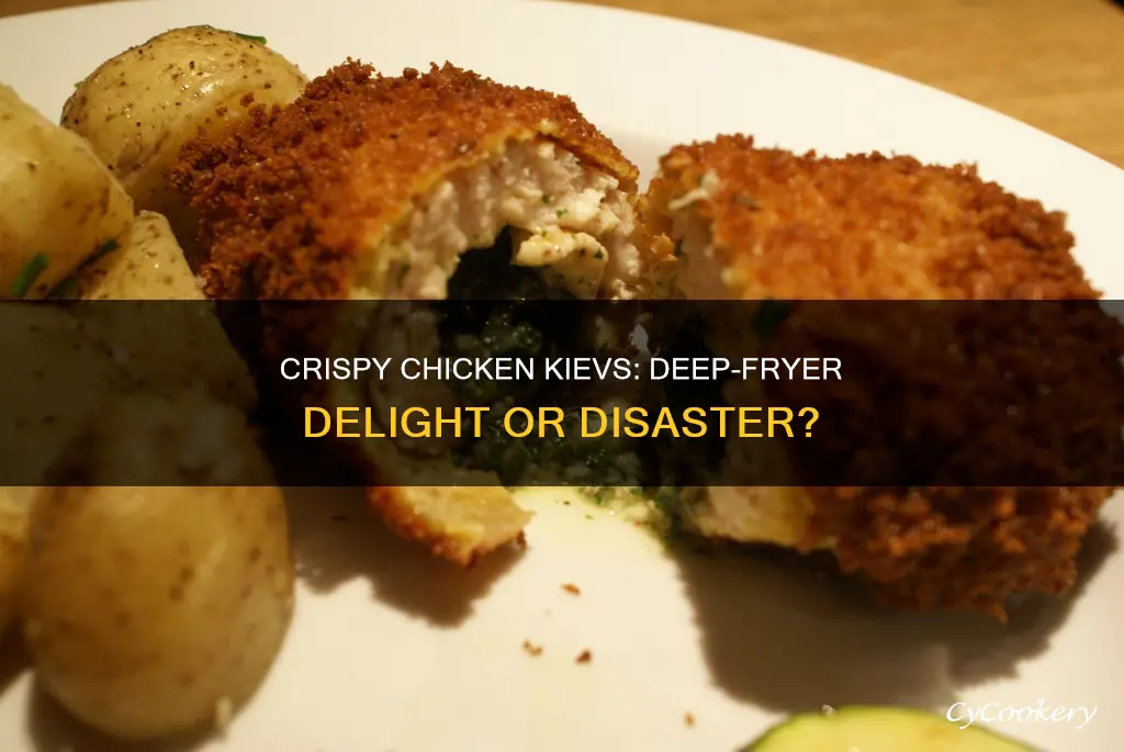 can you cook chicken kievs in a deep fat fryer