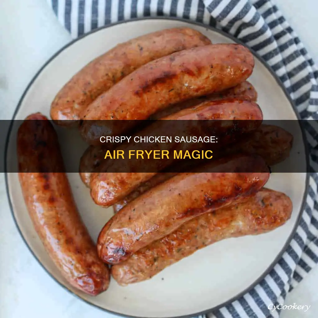 can you cook chicken sausage in air fryer