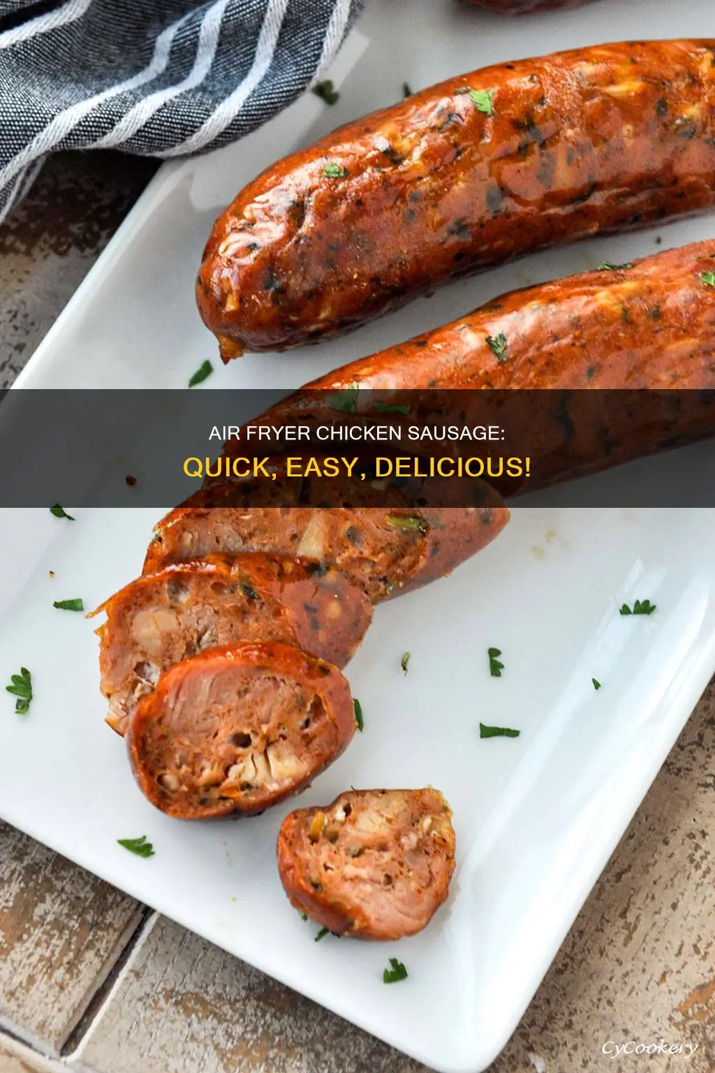 can you cook chicken sausage in air fryer