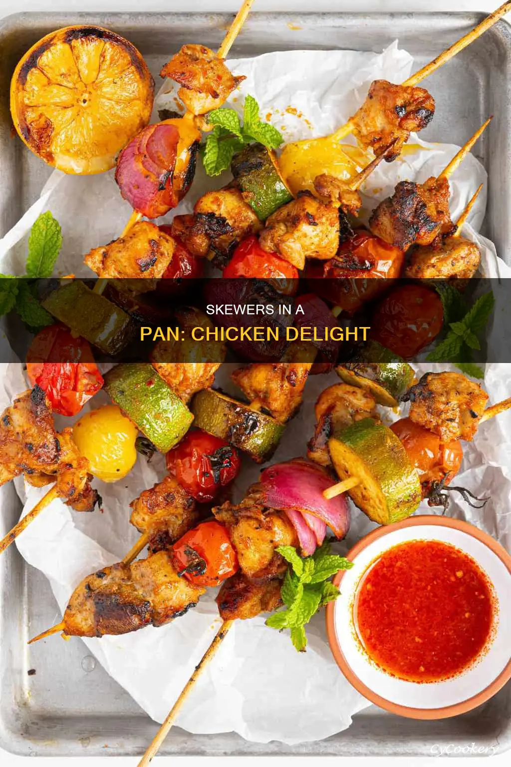 can you cook chicken skewers in a pan