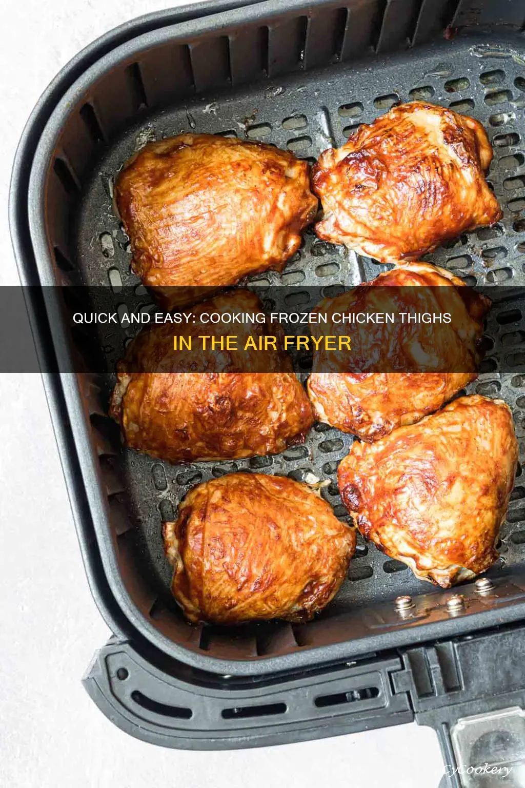 can you cook chicken thighs from frozen in air fryer