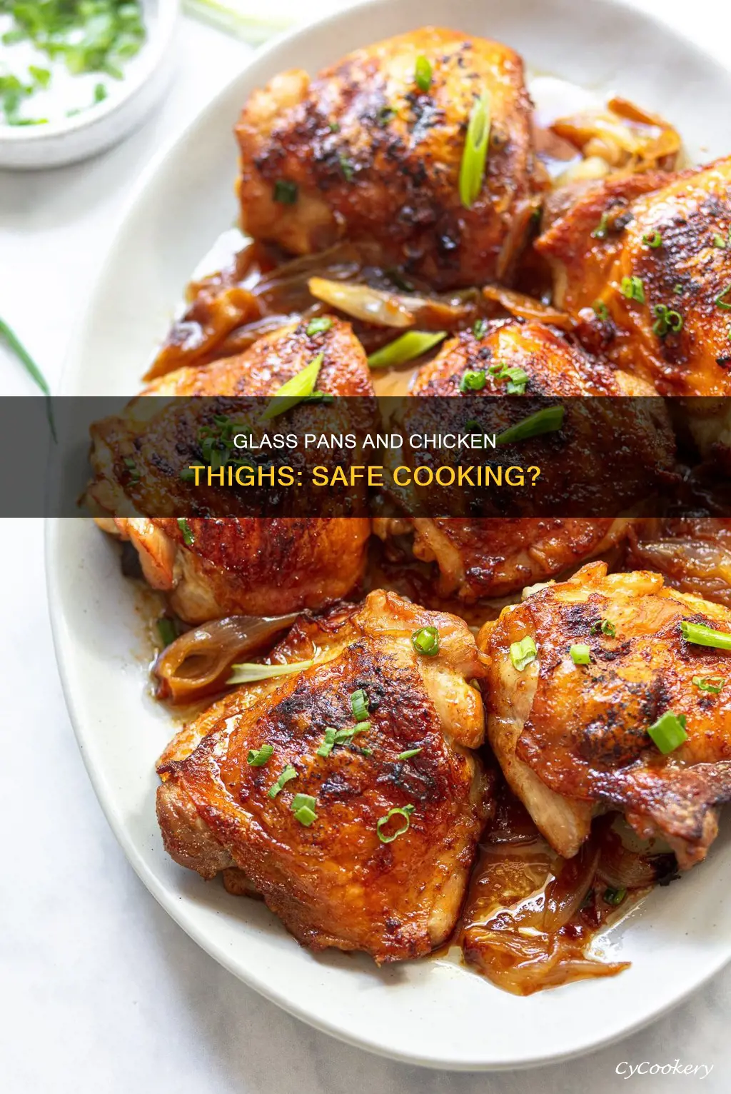 can you cook chicken thighs in a glass pan