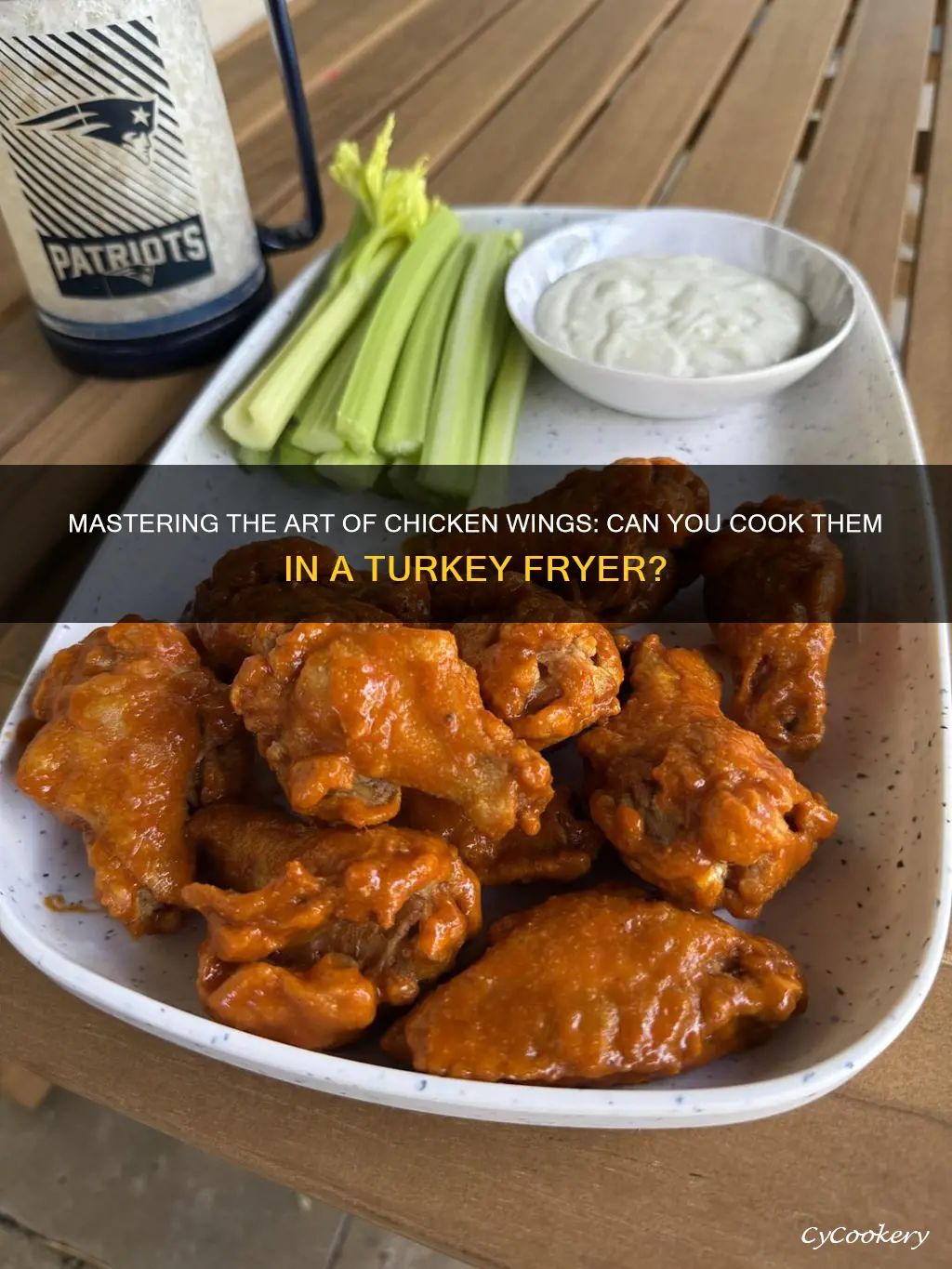 can you cook chicken wings in a turkey fryer