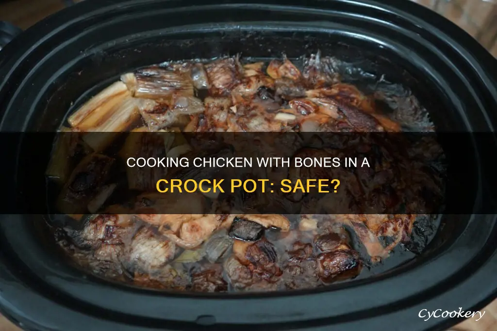 can you cook chicken with bone in crock pot