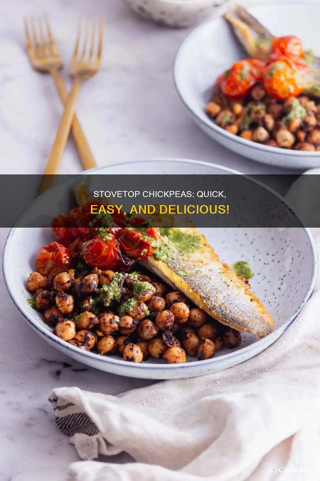 can you cook chickpeas in a pan