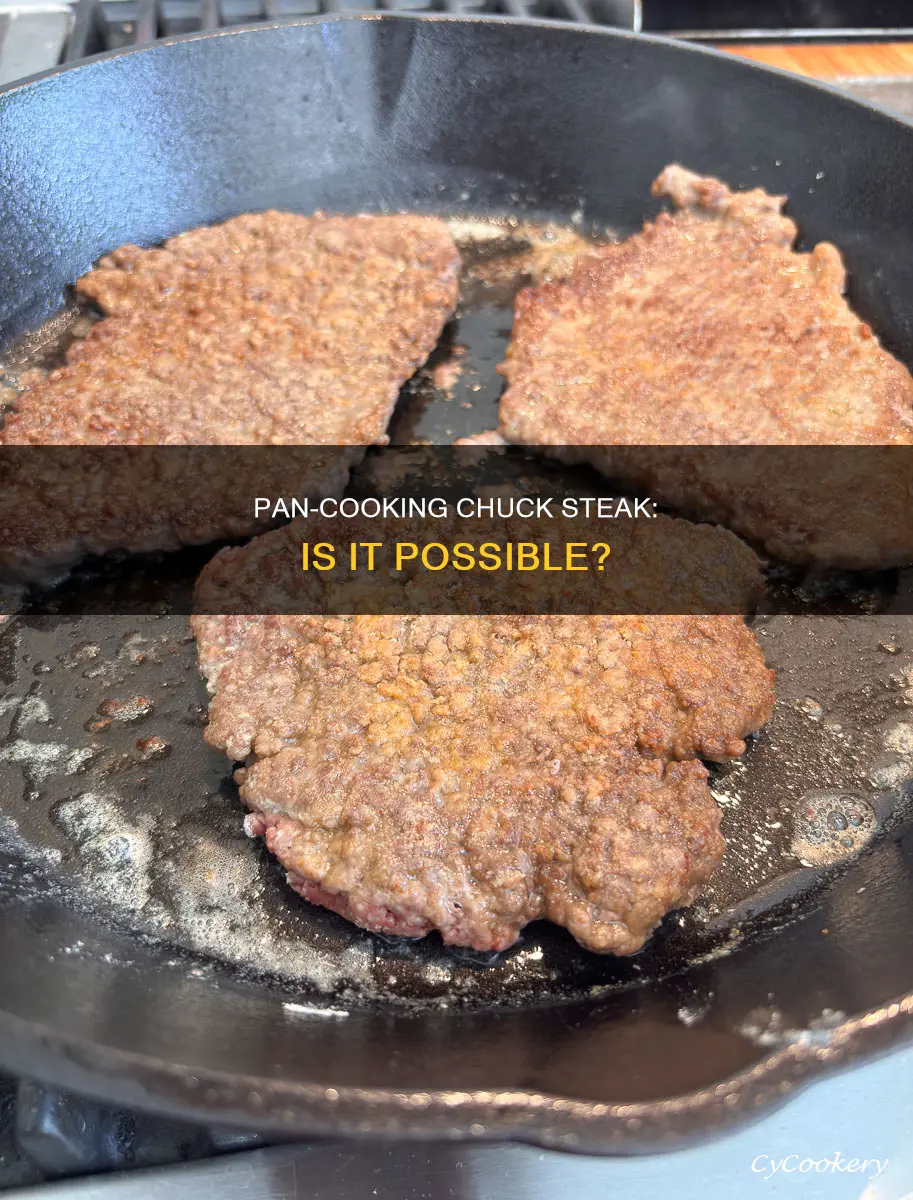 can you cook chuck steak in a pan