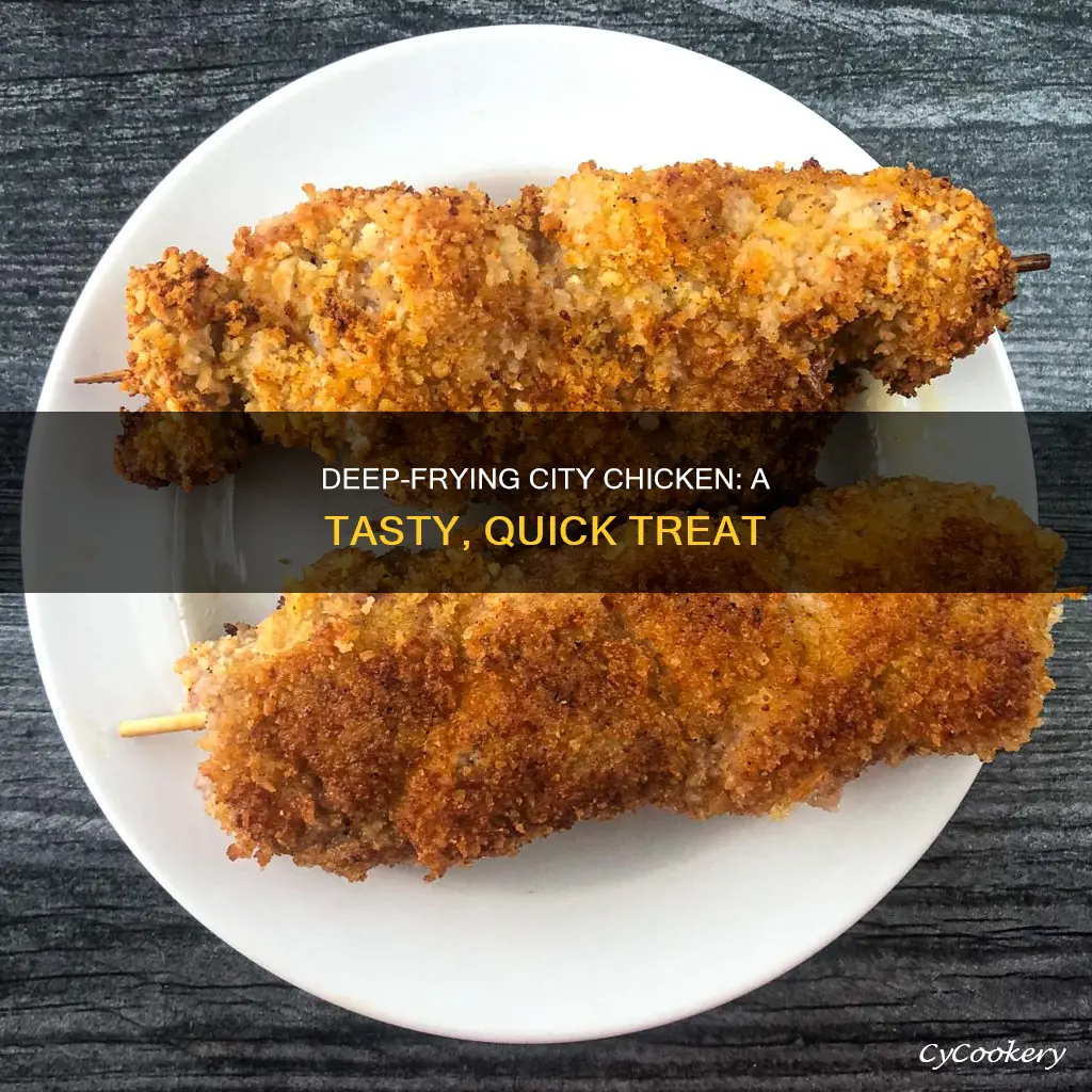 can you cook city chicken in deep fryer