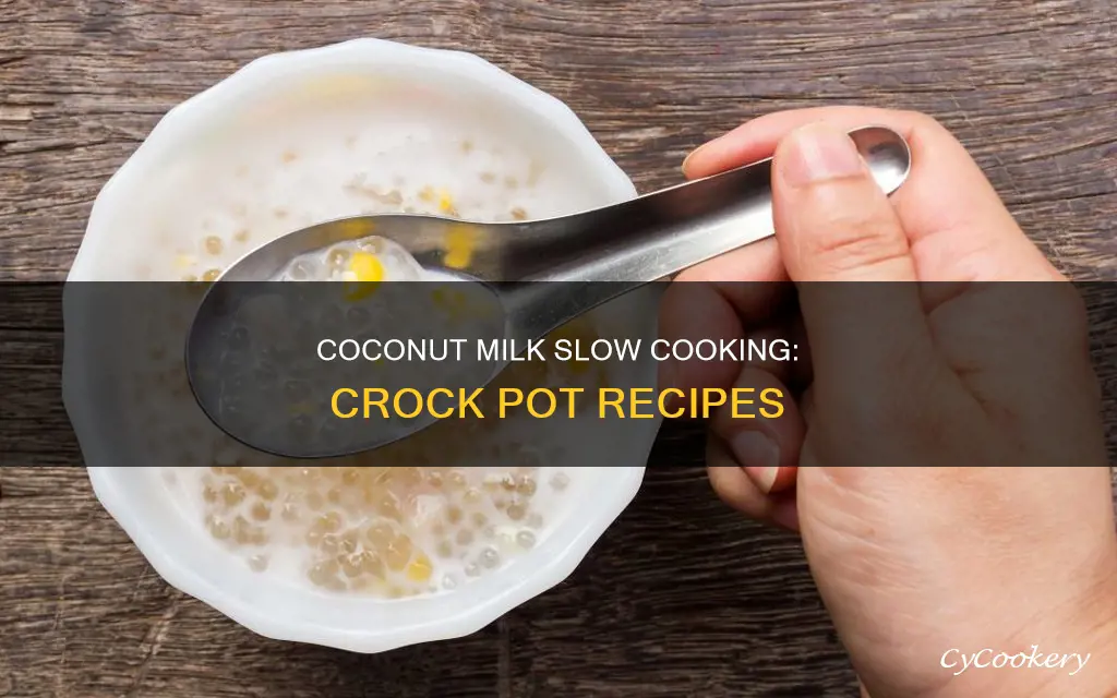 can you cook coconut milk in crock pot