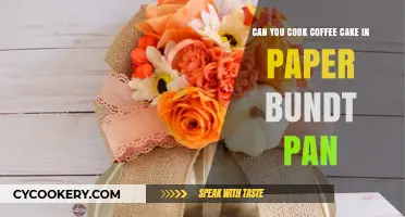 Paper Bundt Pan: Bake a Coffee Cake?