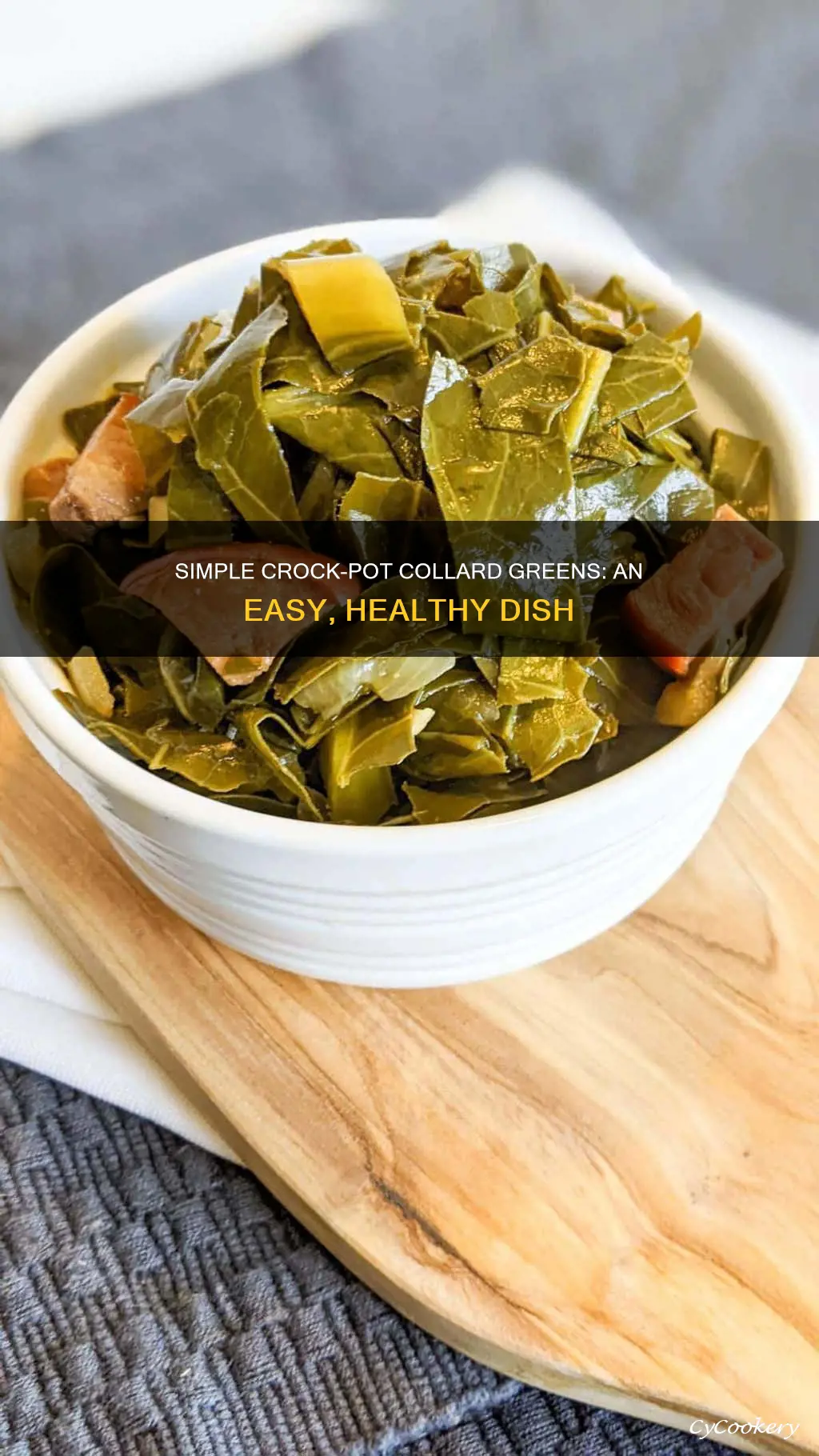 can you cook collard greens in a crock pot easy