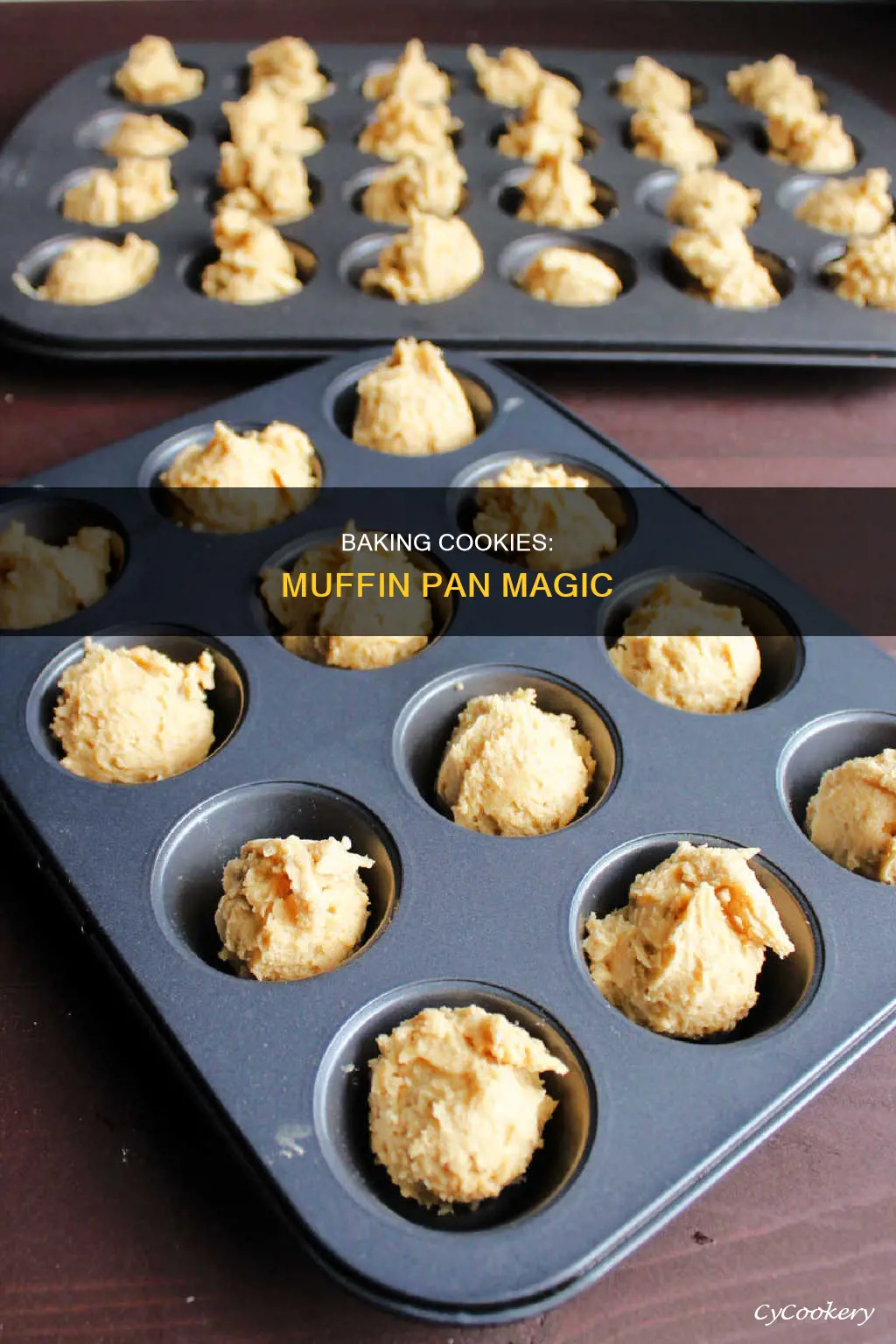 can you cook cookies in a muffin pan
