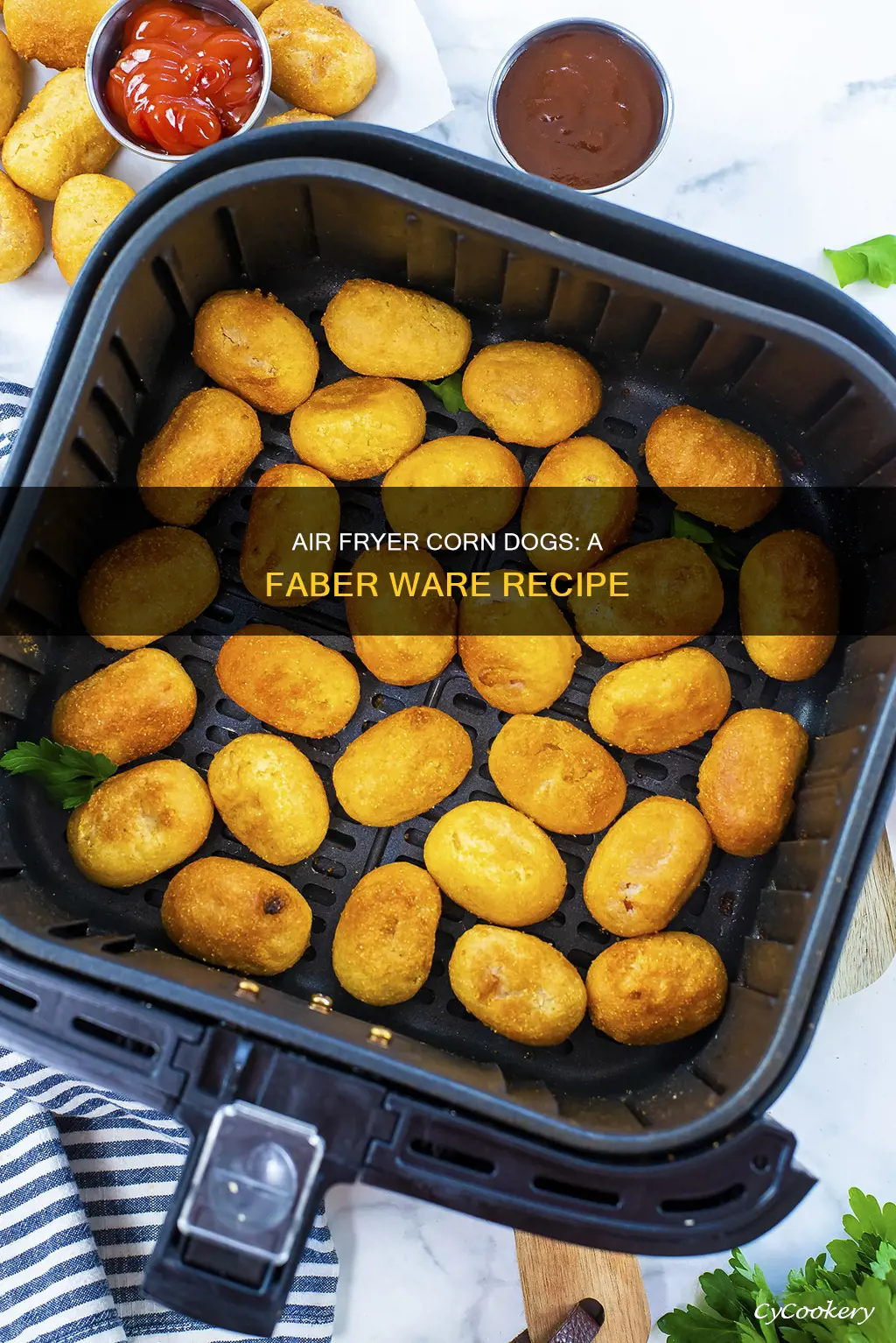 can you cook corn dog in faber ware air fryer