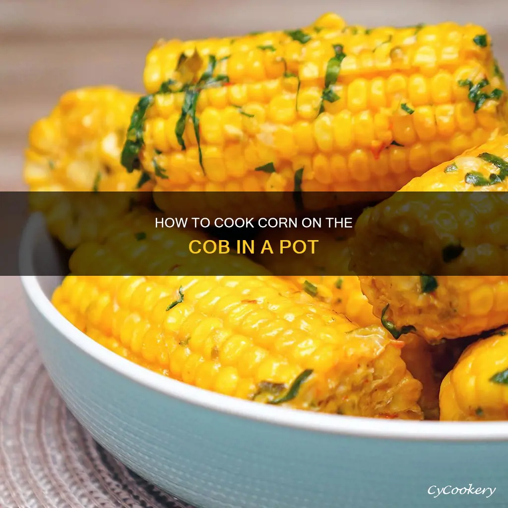 can you cook corn on the cob in a pot