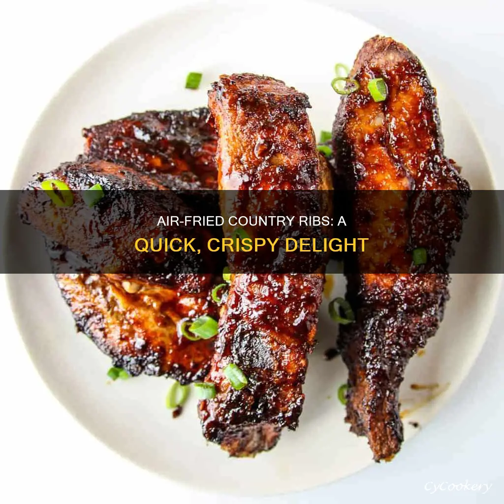 can you cook country ribs in an air fryer