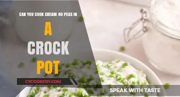 Cooking Creamy Peas: Slow-Cooked Deliciousness