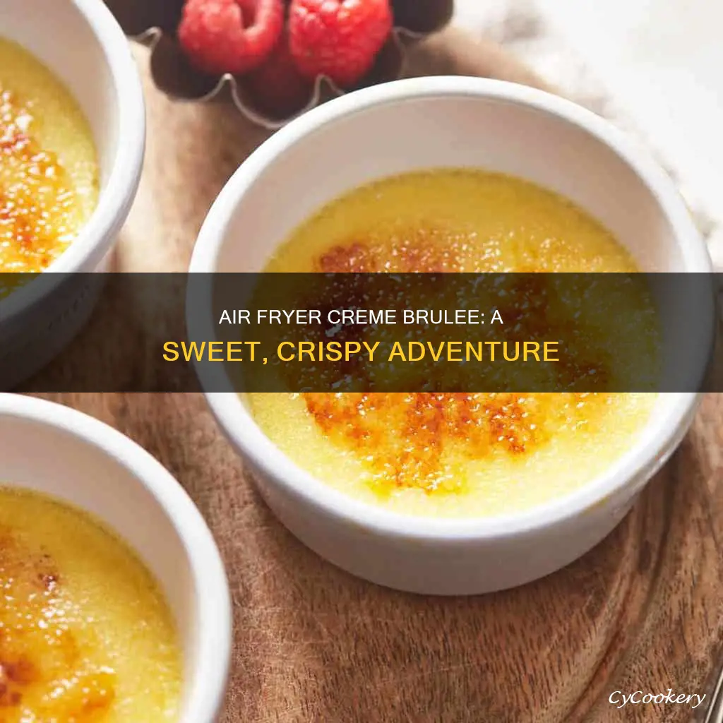 can you cook creme brulee in air fryer