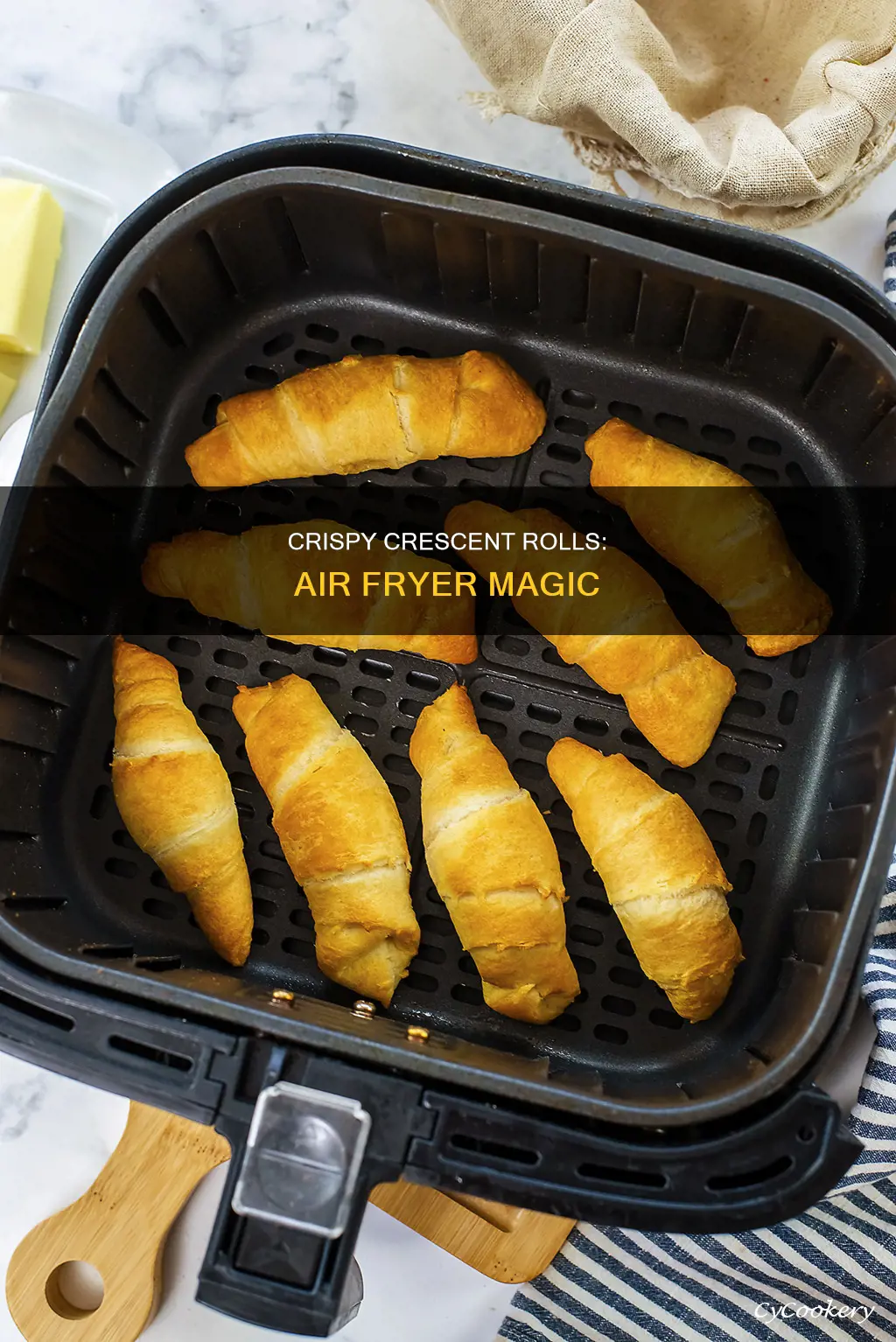 can you cook crescent rolls in air fryer