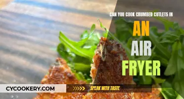 Air Fryer Cutlet Mastery: Crumbed and Crispy Perfection