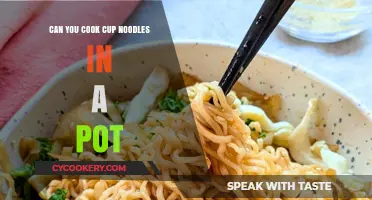 Cook Cup Noodles: Pot Method Explored
