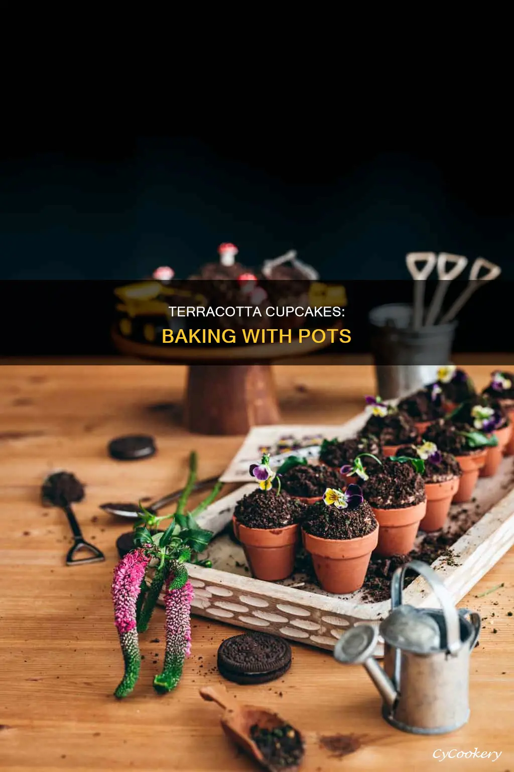 can you cook cupcakes in terracotta pots