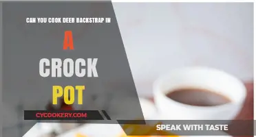 Deer Backstrap: Crock-Pot Cooking Perfection