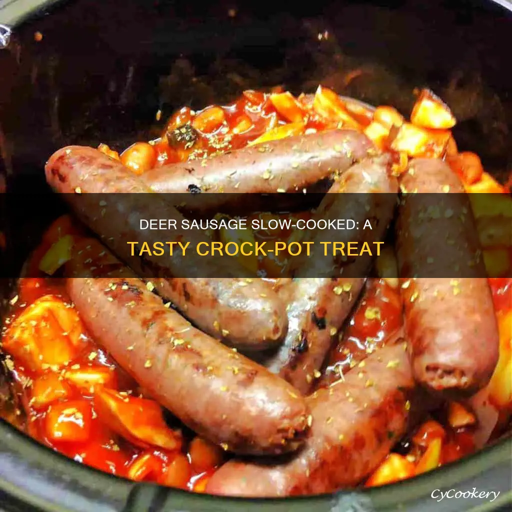 can you cook deer sausage in a crock pot