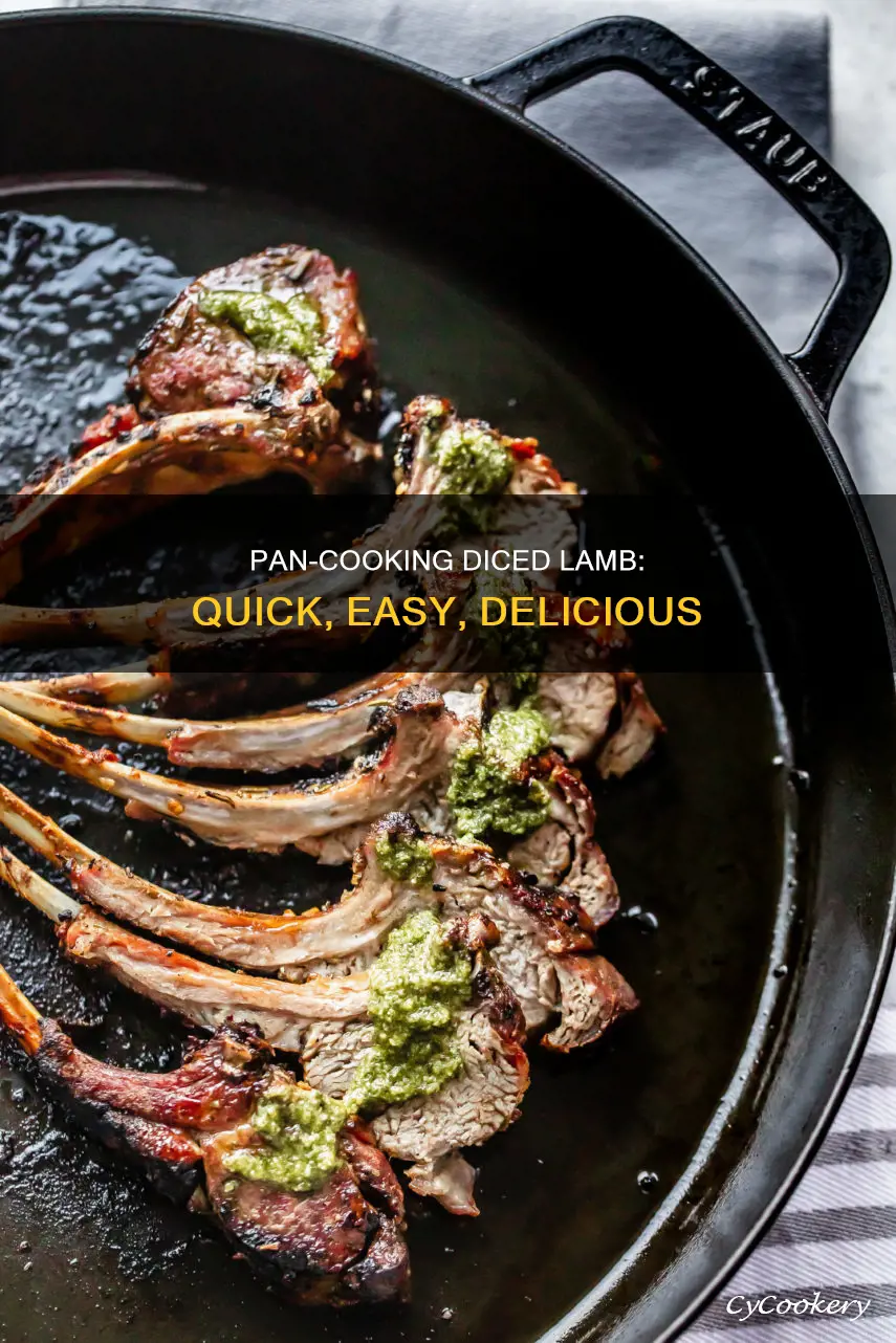 can you cook diced lamb in a pan