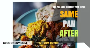 Cooking Different Foods: Same Pan, Safe?