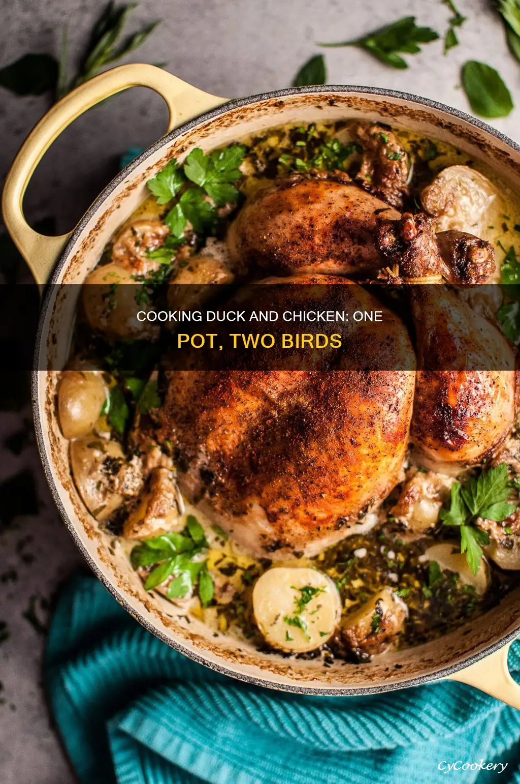can you cook duck and chicken in the same pot